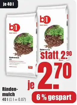 B1 Discount Baumarkt b1 Rindenmulch Angebot