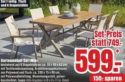 B1 Discount Baumarkt Gartenmöbel-Set Mia Angebot
