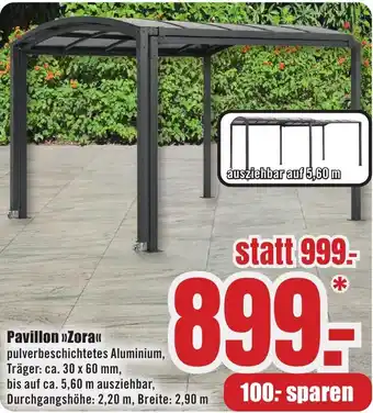 B1 Discount Baumarkt Pavillon Zora Angebot