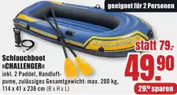 B1 Discount Baumarkt Schlauchboot CHALLENGER Angebot