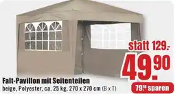 B1 Discount Baumarkt Falt-Pavillon mit Seitenteilen Angebot
