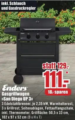 B1 Discount Baumarkt Enders Gasgrillwagen San Diego UP 3 Angebot
