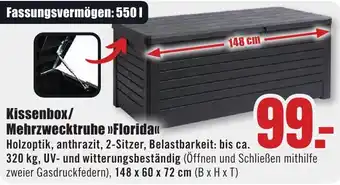 B1 Discount Baumarkt Kissenbox/ Mehrzwecktruhe Florida Angebot