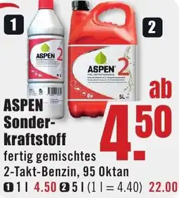B1 Discount Baumarkt ASPEN Sonderkraftstoff Angebot