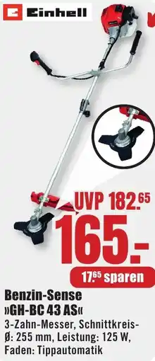 B1 Discount Baumarkt Einhell Benzin-Sense GH-BC 43 AS Angebot