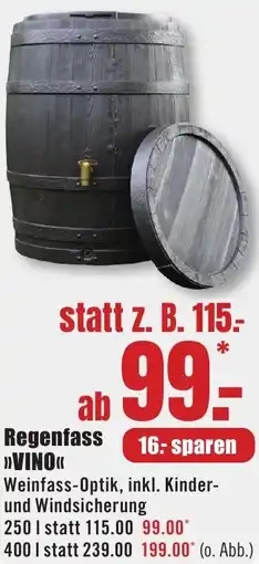B1 Discount Baumarkt Regenfass VINO Angebot