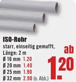 B1 Discount Baumarkt ISO-Rohr Angebot