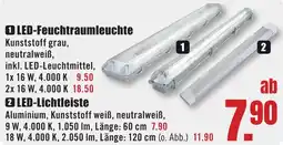 B1 Discount Baumarkt LED-Feuchtraumleuchte Angebot
