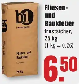 B1 Discount Baumarkt b1 Fliesen- und Baukleber Angebot
