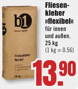 B1 Discount Baumarkt b1 Fliesenkleber flexibel Angebot
