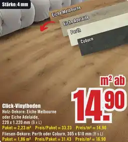 B1 Discount Baumarkt Click-Vinylboden Angebot