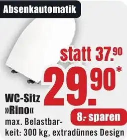 B1 Discount Baumarkt WC-Sitz Rino Angebot