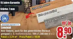 B1 Discount Baumarkt Laminat Angebot