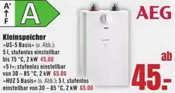 B1 Discount Baumarkt AEG Kleinspeicher Angebot