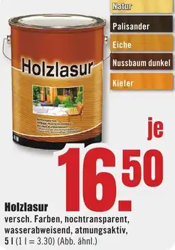 B1 Discount Baumarkt Holzlasur Angebot