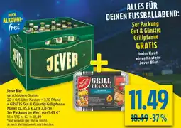 diska Jever Bier Angebot