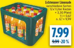 diska Lichtenauer Limonade Angebot