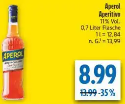 diska Aperol Aperitivo Angebot