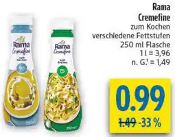 diska Rama Cremefine Angebot