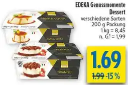 diska EDEKA Genussmomente Dessert Angebot