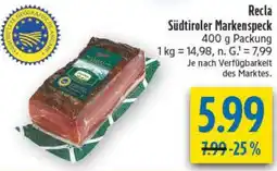 diska Recla Südtiroler Markenspeck Angebot