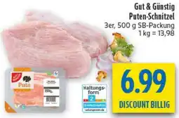 diska Gut & Günstig Puten-Schnitzel Angebot