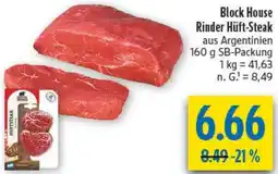 diska Block House Rinder Hüft-Steak Angebot