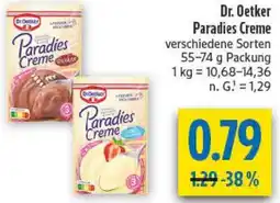 diska Dr. Oetker Paradies Creme Angebot