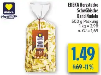 diska EDEKA Herzstücke Schwäbische Band Nudeln Angebot