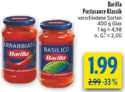 diska Barilla Pastasauce Klassik Angebot