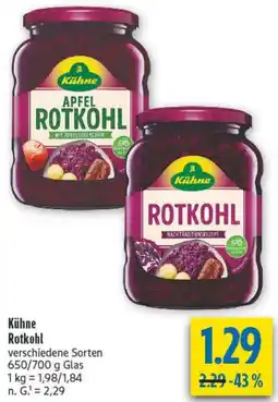 diska Kühne Rotkohl Angebot