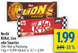 diska Nestlé KitKat, Lion oder Smarties Angebot