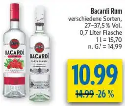 diska Bacardi Rum Angebot