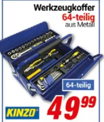 CENTERSHOP Kinzo Werkzeugkoffer 64-teilig Angebot