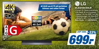 expert Techno Land LG OLED48C59LB Angebot