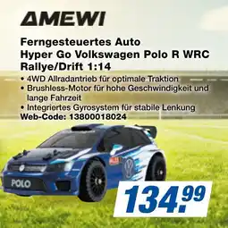 expert Techno Land AMEWI Ferngesteuertes Auto Hyper Go Volkswagen Polo R WRC Rallye/Drift 1:14 Angebot