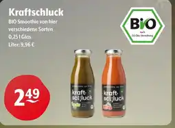 Getränke Hoffmann Kraftschluck BIO Smoothie von hier Angebot
