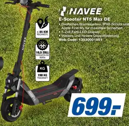 expert Techno Land NAVEE E-Scooter NT5 Max DE Angebot