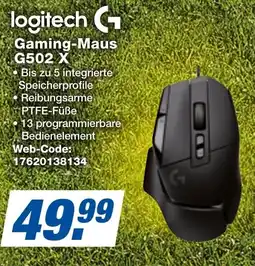 expert Techno Land logitech Gaming-Maus G502 X Angebot