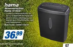 expert Techno Land hama Aktenvernichter Home X10CD Angebot