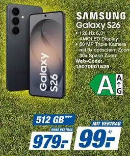 expert Techno Land SAMSUNG Galaxy S26 Angebot