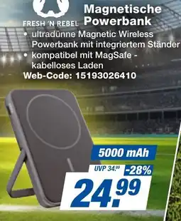 expert Techno Land FRESH 'N REBEL Magnetische Powerbank Angebot