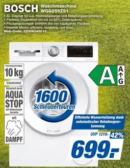 expert Techno Land BOSCH Waschmaschine WGG256Z91 Angebot