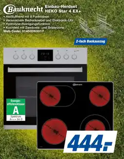 expert Techno Land Bauknecht Einbau-Herdset HEKO Star 4 EX+ Angebot