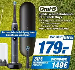 expert Techno Land Oral-B Elektrische Zahnbürste iO 9 Black Onyx Angebot