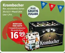 Getränke Hoffmann Krombacher Bier Angebot