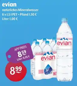 Getränke Hoffmann evian natürliches Mineralwasser Angebot