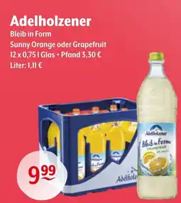 Getränke Hoffmann Adelholzener Bleib in Form Sunny Orange oder Grapefruit Angebot