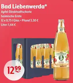 Getränke Hoffmann Bad Liebenwerda Apfel-Direktsaftschorle heimische Ernte Angebot