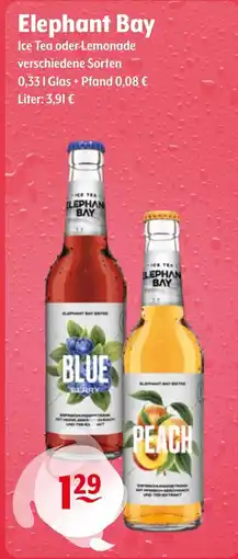 Getränke Hoffmann Elephant Bay Ice Tea oder Lemonade Angebot
